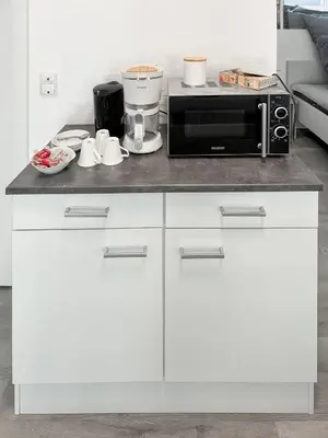 Küche/Küchenzeile in der Unterkunft Sportpark Reken Apartment II