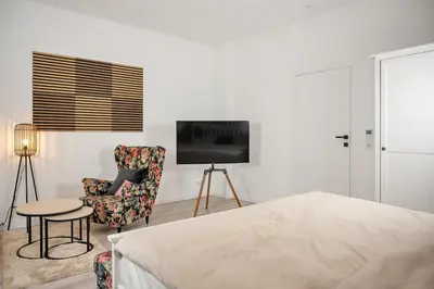 TV/Unterhaltungsangebot in der Unterkunft Design-Apartment für Geschäfts-&Urlaubsreisen in Wuppertal