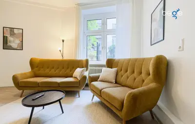 Ein Sitzbereich in der Unterkunft BEGE APARTMENTS HomeBase