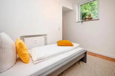 Ein Bett oder Betten in einem Zimmer der Unterkunft Kurzzeitglück 24h Self Check-In OB01-02