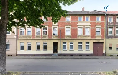 Das Gebäude in dem sich die Ferienwohnung befindet