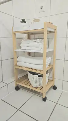Ein Bett oder Betten in einem Zimmer der Unterkunft Eigene Wohnung und zentrale Lage