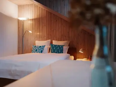 Ein Bett oder Betten in einem Zimmer der Unterkunft Chalet Flandesbach
