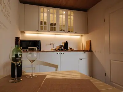 Getränke in der Unterkunft Chalet Flandesbach