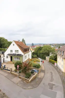 Die Umgebung um das Privatzimmer