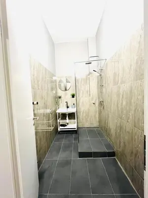 Ein Badezimmer in der Unterkunft City Wohnung Dortmund Zentral 89-9