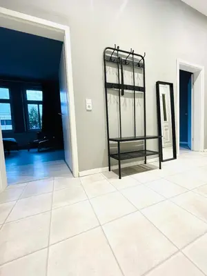 Ein Bett oder Betten in einem Zimmer der Unterkunft City Wohnung Dortmund Zentral 89-9
