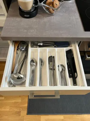 Küche/Küchenzeile in der Unterkunft Ruhrperle Apartment 2 Essen