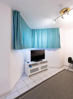 TV/Unterhaltungsangebot in der Unterkunft Kompakt und Gemütlich 1-Zimmer-Apartment