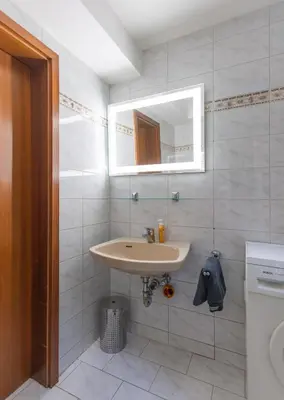 Ein Badezimmer in der Unterkunft Kompakt und Gemütlich 1-Zimmer-Apartment