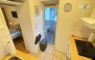 Ein Badezimmer in der Unterkunft BEGE APARTMENTS Business Studio