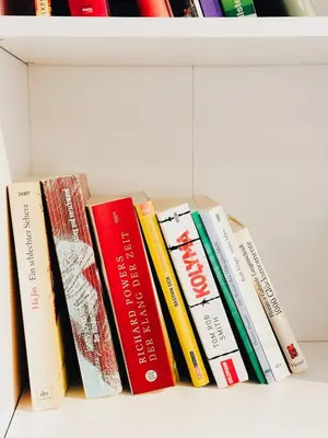 Die Bibliothek in der Ferienwohnung
