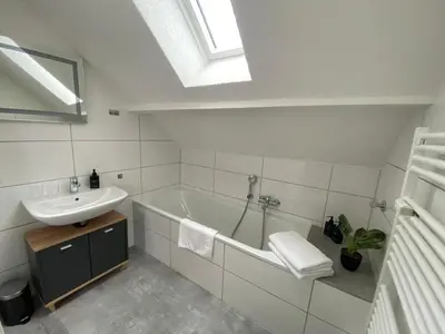 Ein Badezimmer in der Unterkunft LivingSpace Messe Essen
