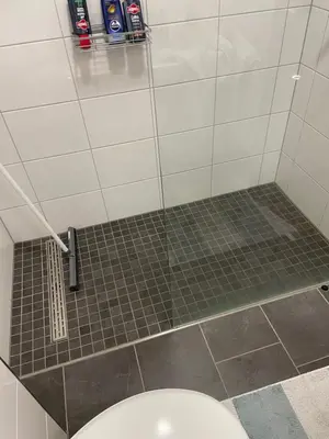 Ein Badezimmer in der Unterkunft Schönes Appartement in der Nähe vom Schloss Herten