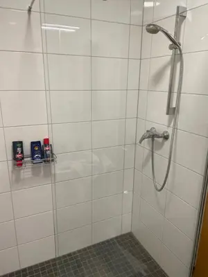 Ein Badezimmer in der Unterkunft Schönes Appartement in der Nähe vom Schloss Herten