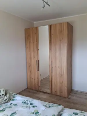 Ein Bett oder Betten in einem Zimmer der Unterkunft FeWo21 Ferienwohnung im schönen Münsterland