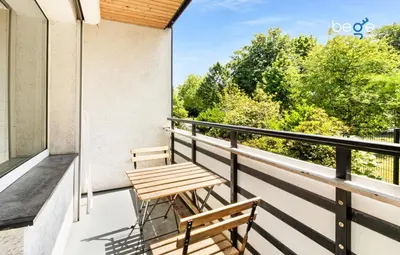 Ein Balkon oder eine Terrasse in der Unterkunft BEGE APARTMENTS Work Zen