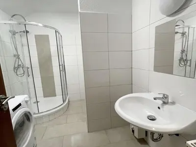 Ein Badezimmer in der Unterkunft Modern and Central Apartment in Duisburg
