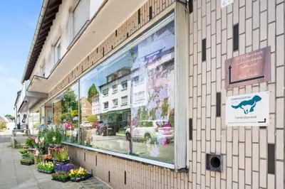 Das Gebäude in dem sich die Ferienwohnung befindet