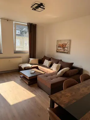 Ein Sitzbereich in der Unterkunft Modernes Apartment, Zentral Essen, Top Ausstattung