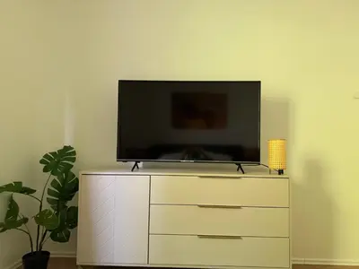 TV/Unterhaltungsangebot in der Unterkunft Modernes Apartment, Zentral Essen, Top Ausstattung