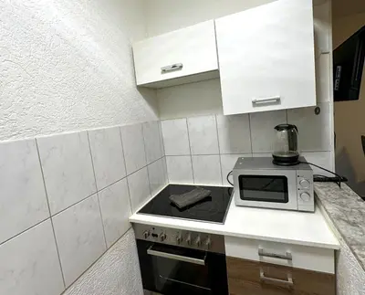 Küche/Küchenzeile in der Unterkunft Apartment in Bochum