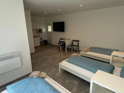 Ein Bett oder Betten in einem Zimmer der Unterkunft Work and Sleep Hagen 3 Pers Renoviert Ruhig und modern Monteurwohnung H3