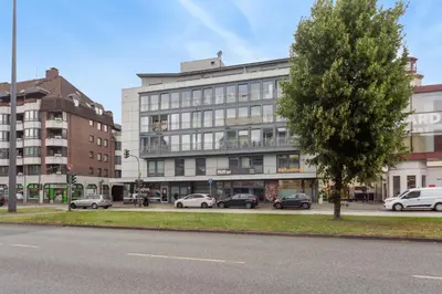 Das Gebäude in dem sich die Ferienwohnung befindet