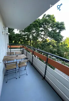 Ein Balkon oder eine Terrasse in der Unterkunft BEGE APARTMENTS WorkVibe Stay