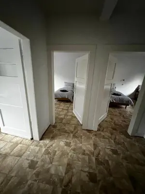 Ein Bett oder Betten in einem Zimmer der Unterkunft Work & Sleep Apartment - Duisburg, Am Gottesacker