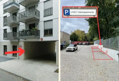 Die Umgebung um das Aparthotel