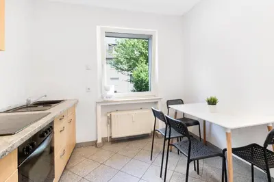Küche/Küchenzeile in der Unterkunft Bella Apartment In Essen
