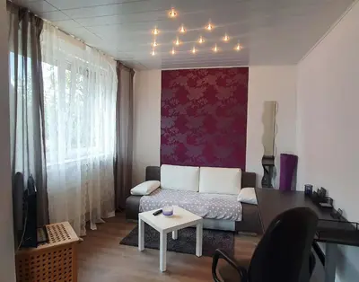 Ein Sitzbereich in der Unterkunft Apartment mit eigenem Eingang im Zentrum von Selm