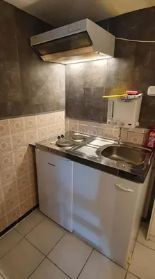 Küche/Küchenzeile in der Unterkunft Apartment mit eigenem Eingang im Zentrum von Selm