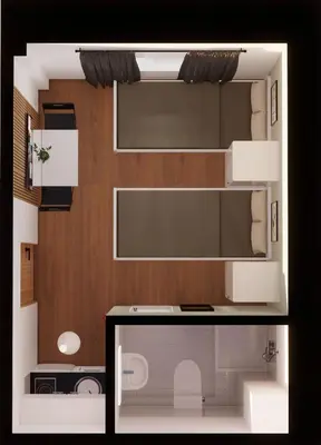 Küche/Küchenzeile in der Unterkunft 2-Bed Apartment • Ideal for Workers & Short Stays