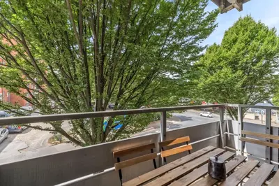 Ein Balkon oder eine Terrasse in der Unterkunft 3 BR Apartment Herne