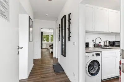 Küche/Küchenzeile in der Unterkunft 3 BR Apartment Herne