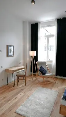 Ein Sitzbereich in der Unterkunft klein & fein Gästehaus