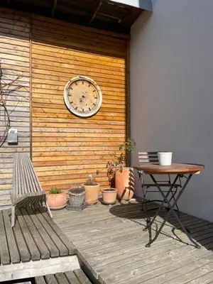 Ein Patio oder anderer Außenbereich in der Unterkunft klein & fein Gästehaus