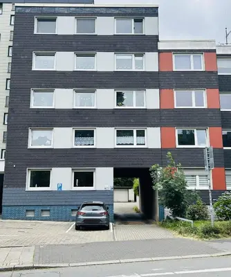 Das Gebäude in dem sich die Ferienwohnung befindet
