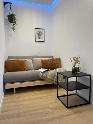 Ein Sitzbereich in der Unterkunft Apartment Luise