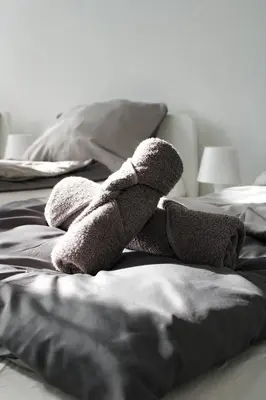 Ein Bett oder Betten in einem Zimmer der Unterkunft RuhrpottImmo - Zentrale Wohnung in Iserlohn - bis zu 7 Pers