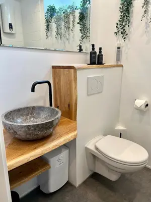 Ein Badezimmer in der Unterkunft Apartment Bertha