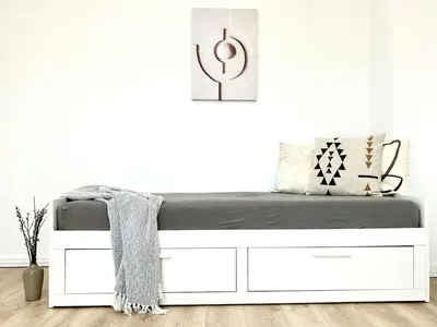 Ein Sitzbereich in der Unterkunft Apartment Bertha