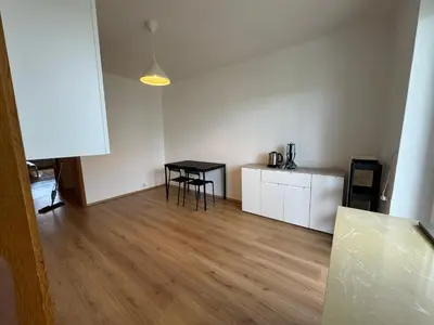 Küche/Küchenzeile in der Unterkunft City-Apartment Monteur- & Ferienwohnung
