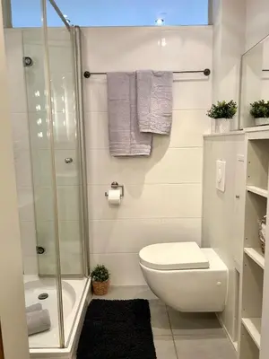 Ein Badezimmer in der Unterkunft Apartment Alfred