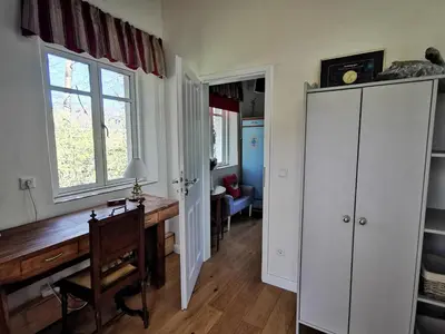Küche/Küchenzeile in der Unterkunft HR Cottage am Honigbach