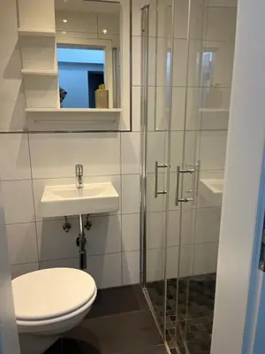 Ein Badezimmer in der Unterkunft Auszeit direkt am Toelleturm -Barmer Anlagen