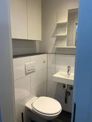 Ein Badezimmer in der Unterkunft Auszeit direkt am Toelleturm -Barmer Anlagen