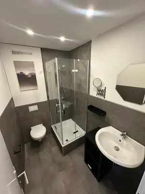 Ein Badezimmer in der Unterkunft Arnold